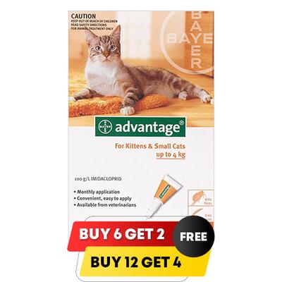 Advantage Kittens & Small Cats 1-9lbs 4 Months