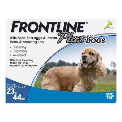 Frontline Plus For Medium Dogs 23-44 Lbs (Blue) 6 Months