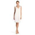 Hanro Women's Pure Essence Nightie, Ivory (Off-white 0102), 14-16 UK