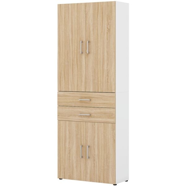 röhr Aktenschrank mit Schubkästen »Direct Office 2« 80 cm breit 6 OH weiß, 80x212.5x33.5 cm