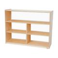 Wood Designs Versatile Shelf Storage with Acrylic Back - 36H in.