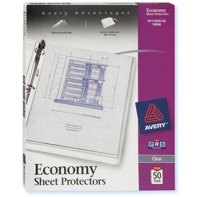 Avery 11 x 8.5 in. Economy Weight Sheet - Clear