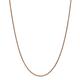 14ct Rose Gold Solid Lobster Claw Closure 1.40mm Wheat Chain Necklace Jewelry Gifts for Women - 46 Centimeters