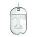 Women's Tennessee Volunteers Sterling Silver Small Dog Tag