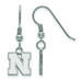 Women's Nebraska Huskers Sterling Silver XS Dangle Earrings