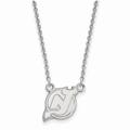 Women's New Jersey Devils Sterling Silver Small Pendant Necklace