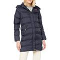 BRAVE SOUL Women's Hoplong Coat, Blue (Navy), 16