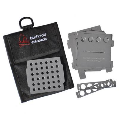 Bushcraft Essentials - Bushbox Set - Trockenbrennstoffkocher metallic