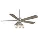 Minkaaire Alva Alva 56 5 Blade Led Bulb Indoor Ceiling Fan - Nickel