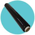 Triplast 12 Rolls x 400mm Black Pallet Stretch Wrap | Extra Long Roll, Standard Core, 17mu Thick | Shrink Wrap, Cling Film, Plastic Wrap | Packaging for Removals, Industrial & Warehouse Use
