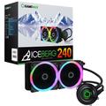 GameMax Iceberg 240mm Water Cooling System with 7 Colour PWM Fan - Black