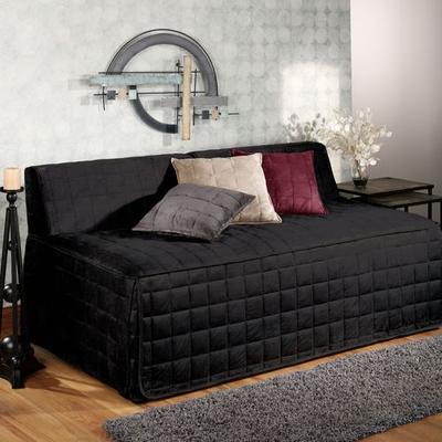 Camden Hollywood Daybed Cover Onyx, Extra Long Daybed, Onyx
