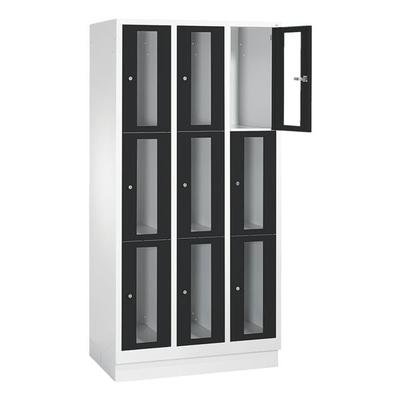 CP Fächerschrank »Classic A« schwarz, 90x180x50 cm