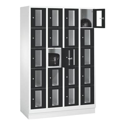 CP Fächerschrank »Classic A« schwarz, 119x180x50 cm