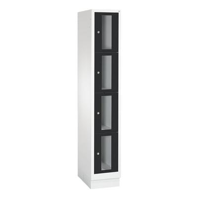 CP Fächerschrank »Classic A« schwarz, 32x180x50 cm