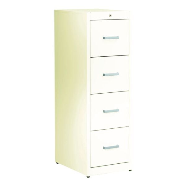 mauser Hängeregistraturschrank A4 quer einbahnig mit Dämpfung weiß, 43.4x135x60 cm Image