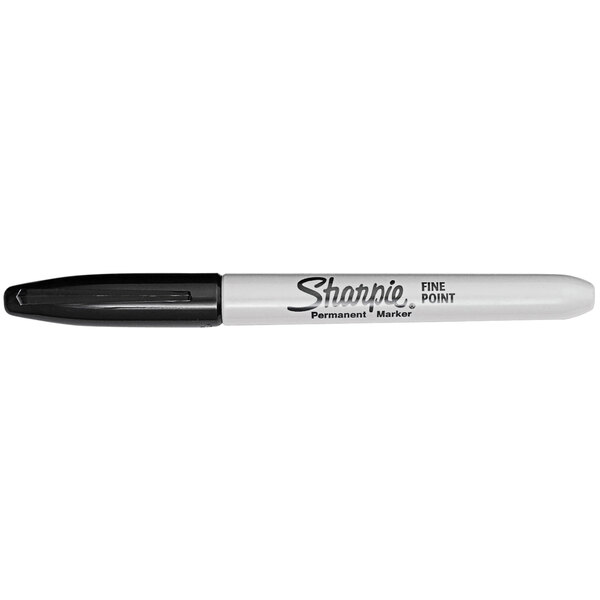 Sharpie 1884739 Black Fine Point Permanent Marker - 36/Pack