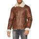 Schott NYC Men's Lcb100 Leather Jacket, Rust, Medium