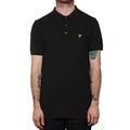 Lyle and Scott Men Plain Polo Shirt - Cotton - L True Black