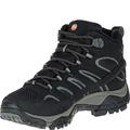 Merrell Women's Moab 2 Mid GTX Waterproof Walking Shoe, Black, 3.5
