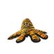 Tuffy's Mega Hundespielzeug Octopus, Tigermuster, Größe S