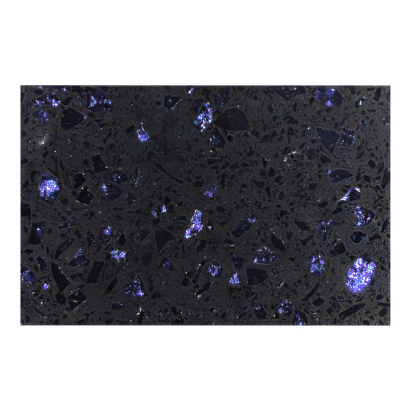Art Marble Furniture Q409 30" x 72" Blue Galaxy Quartz Tabletop