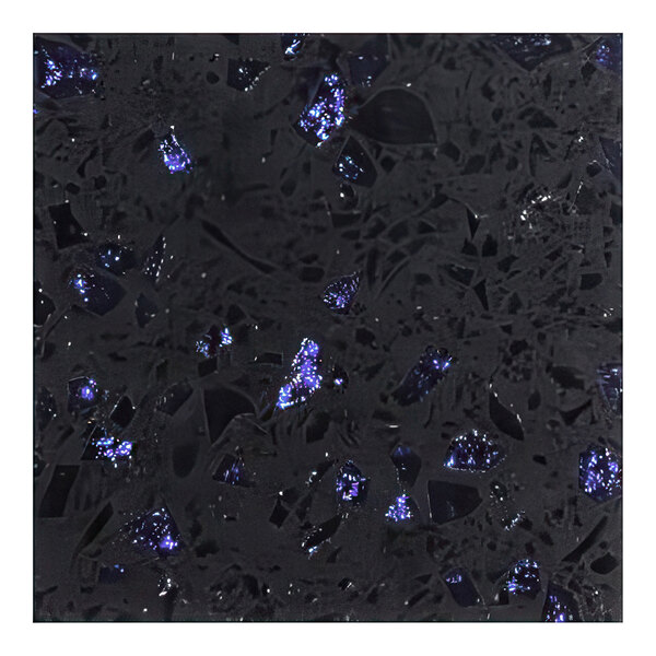 Art Marble Furniture Q409 36" x 36" Blue Galaxy Quartz Tabletop