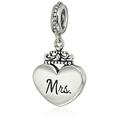 Chamilia Heart Charms Mrs (2010 3449) 925 Sterling Silver Perfect Wedding Gift