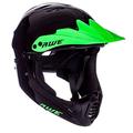 AWE® AWEBlaze™ Junior Age 16+/Adult Full Face Helmet Black/Green Visor Medium 56-58cm