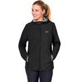 Jack Wolfskin Women's Wolfskin Northern Point Women Atmungsaktiv Wasserabweisend Winddicht Outdoor Funktionsjacke Wan Softshell Jacket, black Black), M UK