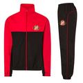 Sunderland AFC Official Football Gift Mens Jacket & Pants Tracksuit Set Large Black