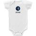 "Infant White Minnesota Timberwolves Personalized Bodysuit"