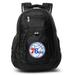 "MOJO Black Philadelphia 76ers 19'' Laptop Travel Backpack"