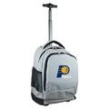 MOJO Gray Indiana Pacers 19'' Premium Wheeled Backpack