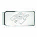 Silver Minnesota Wild Money Clip