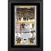 Pittsburgh Penguins Framed 10" x 18" 2017 NHL Eastern Conference Champions Collage with a Piece of Game-Used Puck - Limited Edition 217