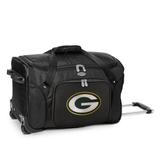 MOJO Black Green Bay Packers 22" 2-Wheeled Duffel Bag