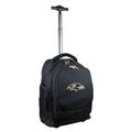 Black Baltimore Ravens 19'' Premium Wheeled Backpack