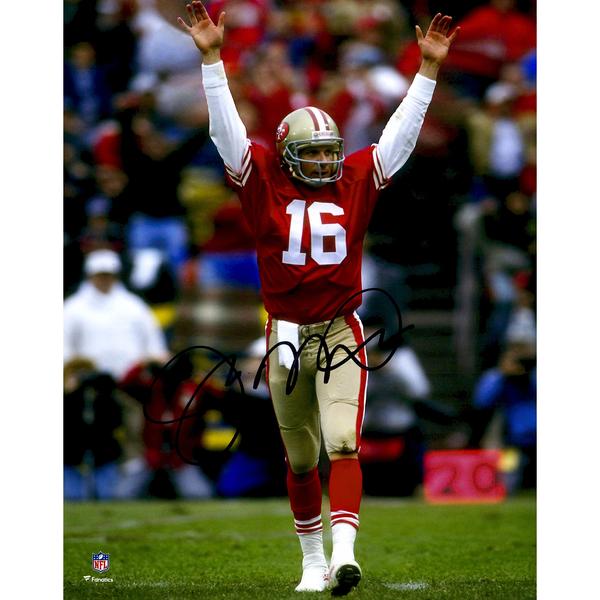 joe-montana-san-francisco-49ers-autographed-8"-x-10"-hands-up-photograph/