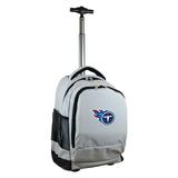 MOJO Gray Tennessee Titans 19'' Premium Wheeled Backpack