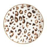 Set of 4 Leopard Accent Plates - Natural - Ballard Designs Natural - Ballard Designs