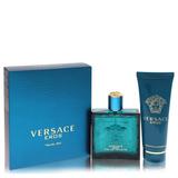 Versace Eros For Men By Versace Gift Set - 3.4 Oz Eau De Toilette Spray + 3.4 Oz Shower Gel --
