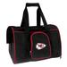 Black Kansas City Chiefs Small 16" Pet Carrier