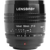 Lensbaby Velvet 56mm f/1.6 Lens for Sony E (Black) LBV56BX