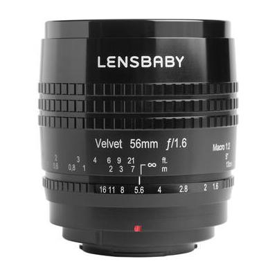Lensbaby Velvet 56mm f/1.6 Lens for Sony E (Black) LBV56BX