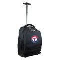 Black Texas Rangers 19'' Premium Wheeled Backpack