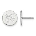 Women's Washington Nationals Sterling Silver XS Post Earrings