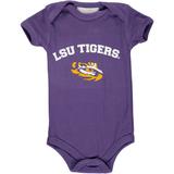 Infant Purple LSU Tigers Arch & Logo Bodysuit