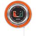 Miami Hurricanes 15" Neon Clock