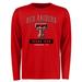 Men's Red Texas Tech Raiders Campus Icon Long Sleeve T-Shirt